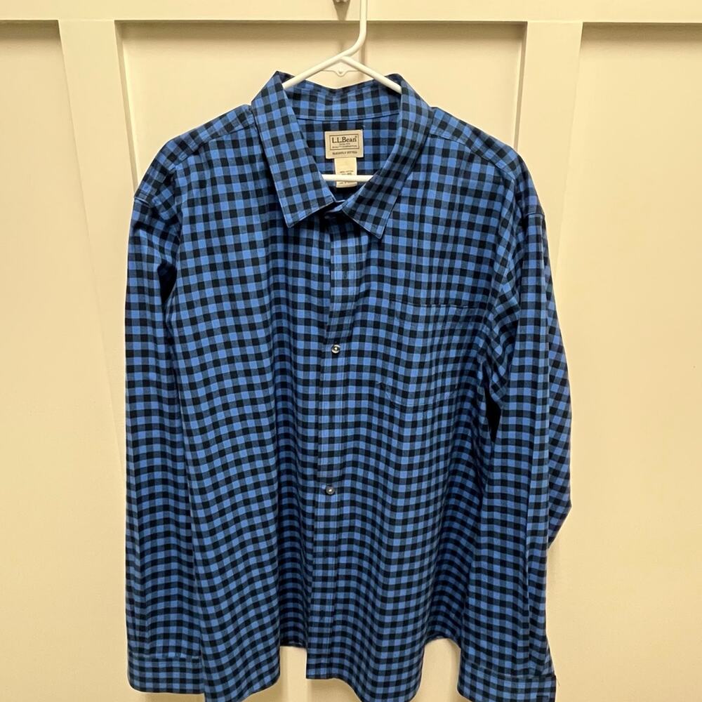 L.L. Bean Wrinkle-Free Ultrasoft Brushed Shirt